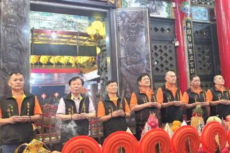 玄天上帝聖誕千秋　陳金麟陪同吳宗憲參與祝壽大典