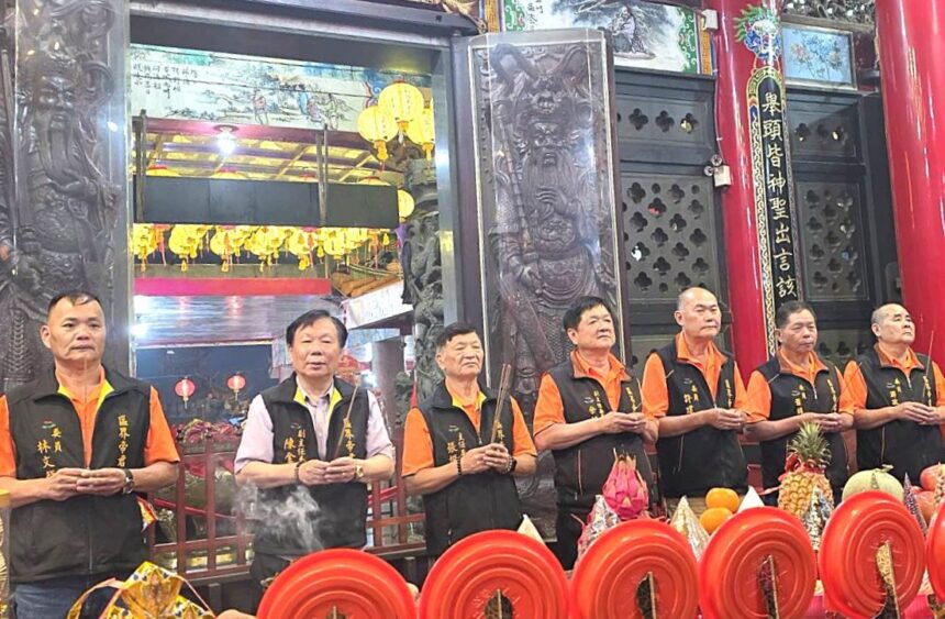 玄天上帝聖誕千秋　陳金麟陪同吳宗憲參與祝壽大典