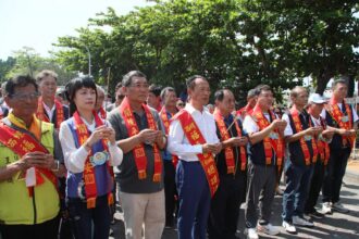 朴子配天宮熱烈迎接社口媽　百年徒步進香延續雲嘉信仰盛事