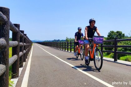 全台第一條清淤再生車道 騎電輔車解鎖大漢溪360度秘境