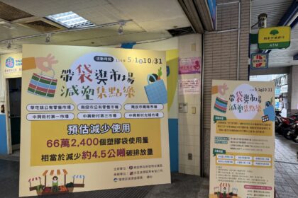 南投縣推動市場減塑再擴大　6處公有市場響應「帶袋逛市場」活動